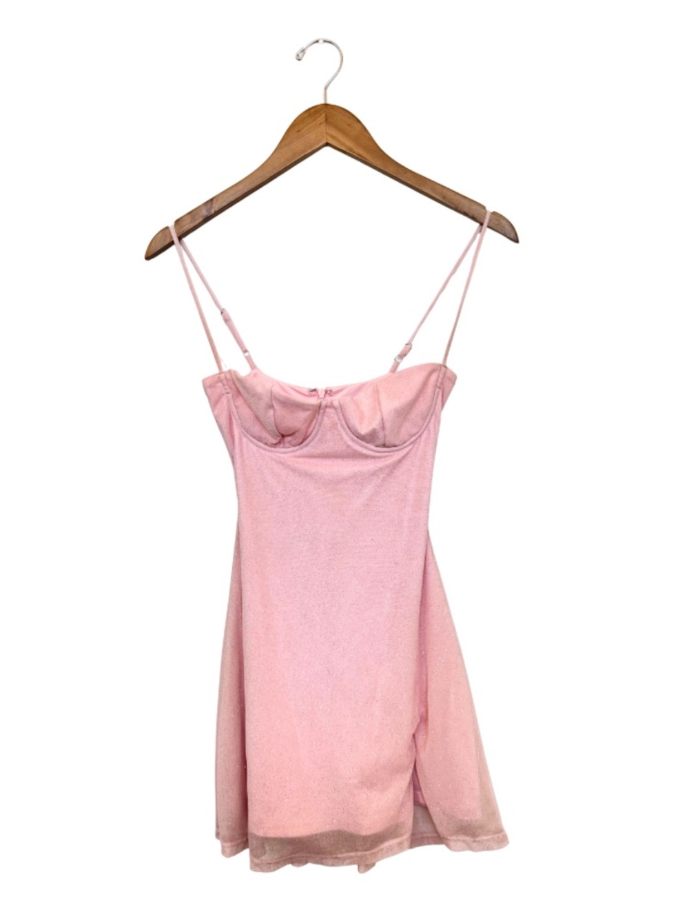 Baby Boo Sparkling Pink Bodycon Mini Dress